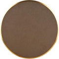 Cadres Photo en Bois, Cadre Photo Rond en Alliage d'aluminium, Cadres Photo Chics for fenêtre en plexiglas de Luxe léger, for décoration Murale (Color : Brushed Gold, Size : Diameter 50cm) : Cuisine et Maison