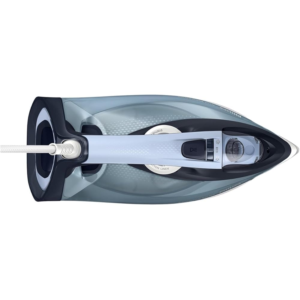 Philips Azur Séries 7000 Fer à Vapeur - 2800W, Vapeur continue 50 g/min, 250 g de Vapeur en Plus, Vapeur Verticale, Semelle SteamGlide Plus, Bleu (DST7020/80) : Cuisine et Maison