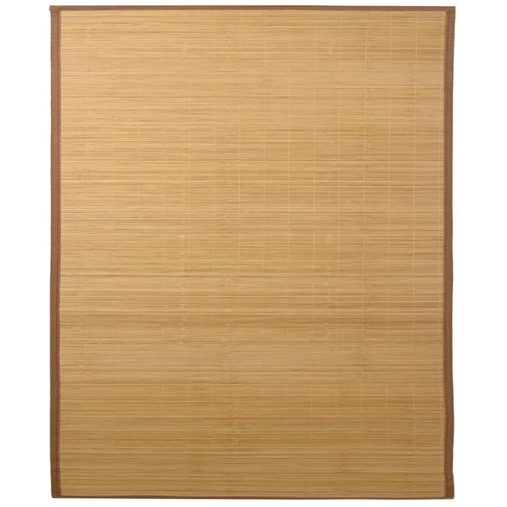 vidaXL Tapis en Bambou 160x230 cm Marron Carpette en Bambou Décor de Salon : Cuisine et Maison