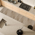 Comart, Nancy Tapis de Cuisine, Couloir et mobilier, antidérapant, en Chenille, Bord Anti-défilement, Doux, résistant, Lavable en Machine, fabriqué en Italie, Couleur Taupe 50 x 270 cm : Cuisine et Maison