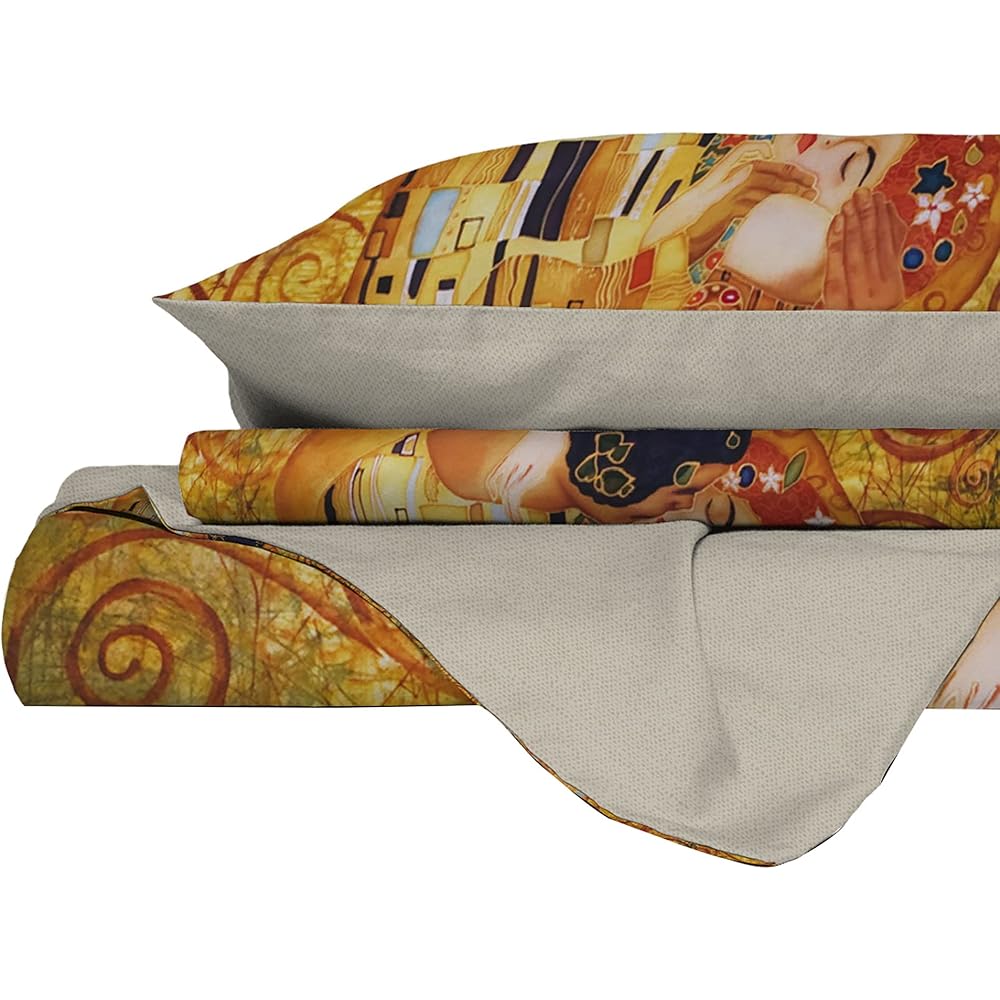 Parure de lit 2 personnes 250x200x1 cm Multicolore (Sd04) : Cuisine et Maison