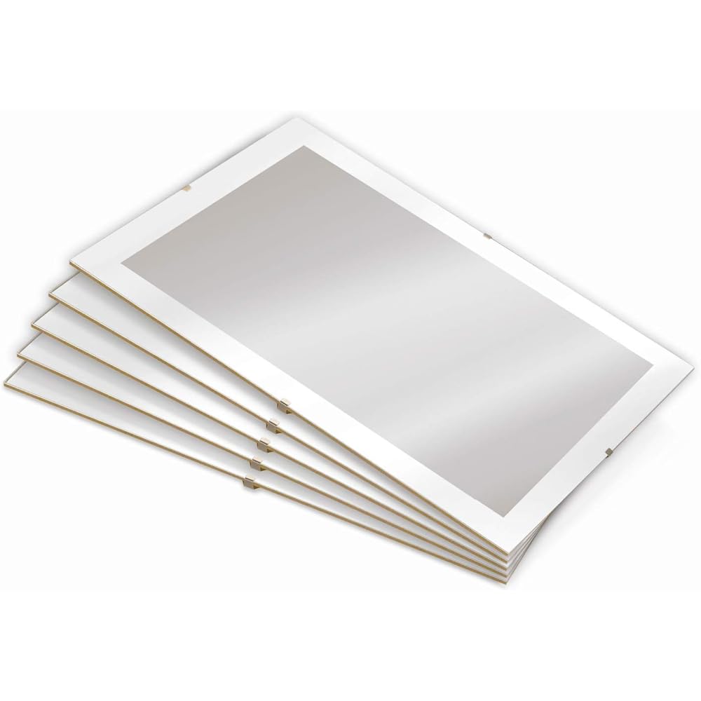 TMSolo Cadre photo décoratif à pinces - Pour maison et bureau (Lot de 5) A4 (29,7x21 cm) : Cuisine et Maison
