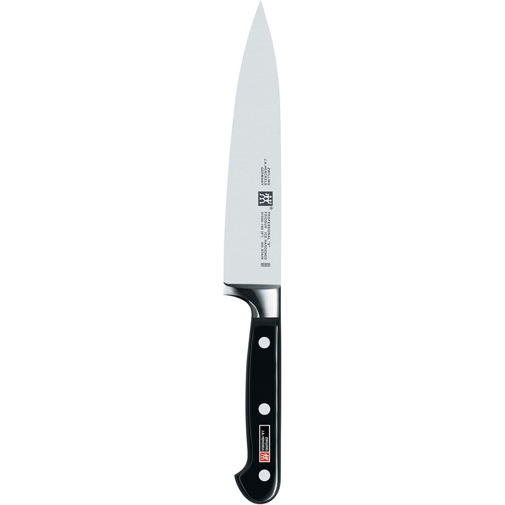 ZWILLING Couteau à Viande, Lame : 16 cm, Grande Lame, Acier Inoxydable, Manche Noir, série Professional S : Cuisine et Maison