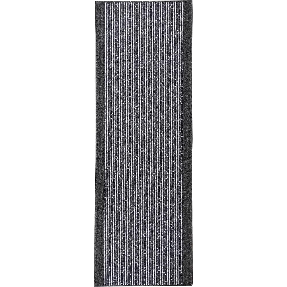 Tadi &amp; Imperio1979 Tapis Long pour Couloir, Cuisine, entrées antidérapantes, Coloris Taupe et Anthracite, Lavable en Machine et à la Main. : Cuisine et Maison