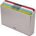 Joseph Joseph Folio Icon - Ensemble de 4 Planches à découper antidérapantes à Code Couleur avec étui de Rangement, Regular, Multicolore : Cuisine et Maison