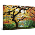 Startonight Impression Sur Toile Arbre d'érable, Tableau Nature- Decoration Murale Salon Moderne - Image sur Toile - Grande 80 x 120 cm Idée Cadeau Élégante et Originale Effet Lumineux Nocturne : Bébé et Puériculture