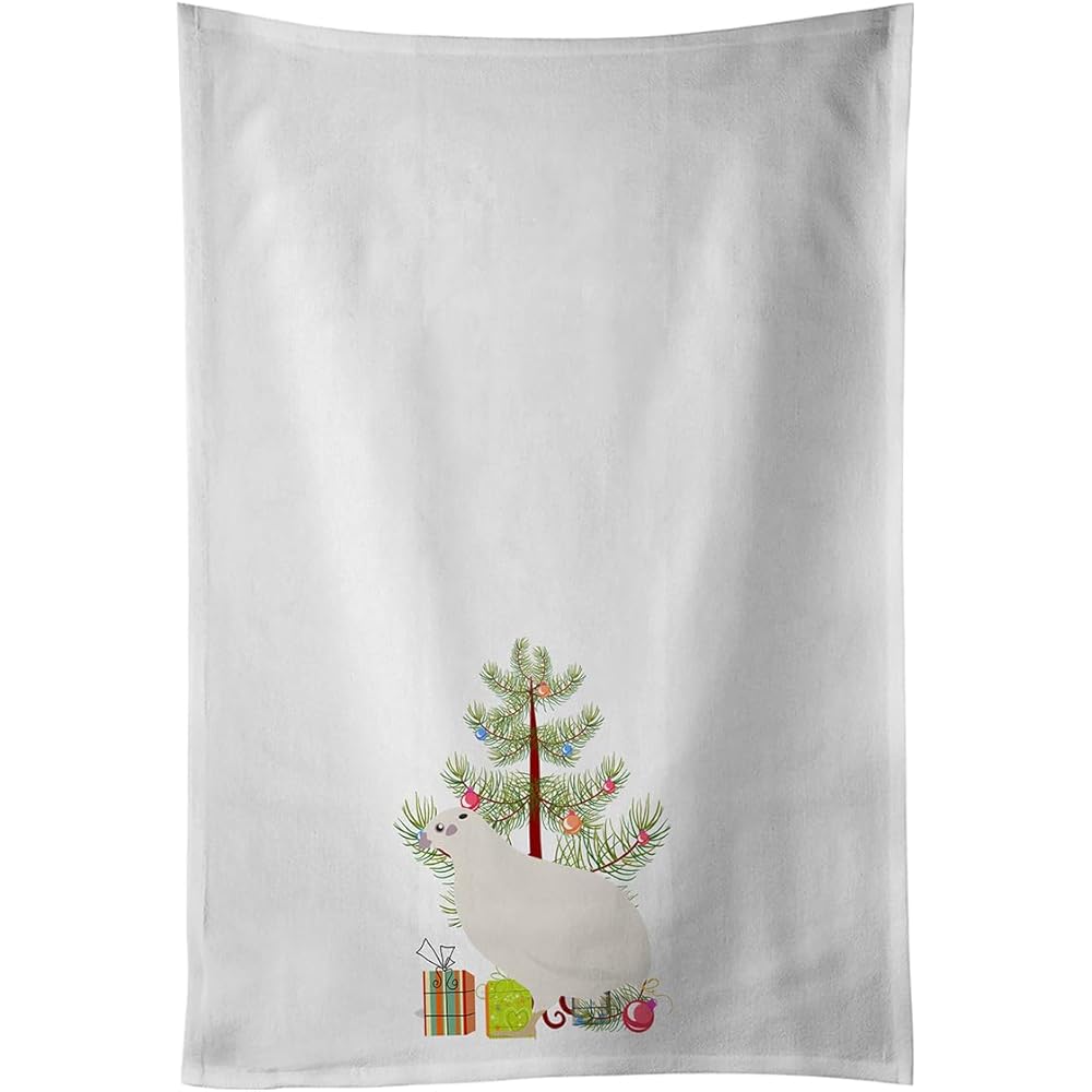 Caroline's Treasures Texas Quail Christmas Lot de 2 torchons de Cuisine Blanc : Caroline's Treasures: Cuisine et Maison