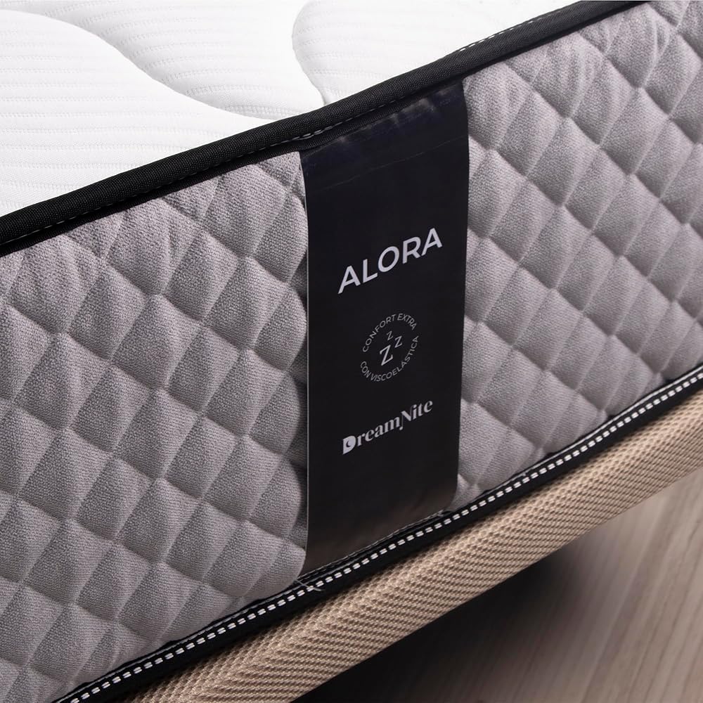 DreamNite Alora Matelas à Mémoire de Forme 140x190 cm | Matelas Réversible, Respirant, Ergonomique et Confortable, Idéal pour Un Usage Quotidien, Fabriqué en Espagne, Fermeté Élevée, Hauteur 30 cm : Cuisine et Maison