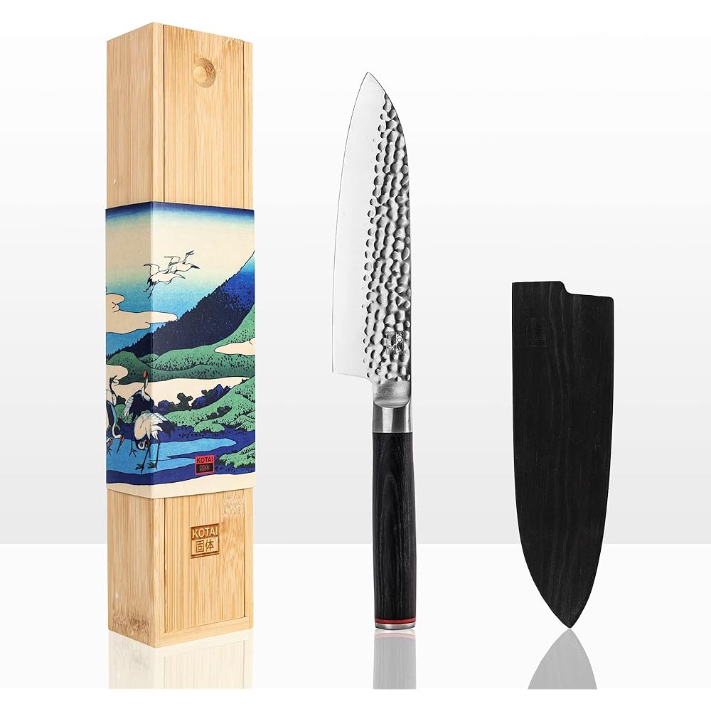 KOTAI Couteau de cuisine SANTOKU KOTAI Lame 18cm KT-SG-003 : Cuisine et Maison