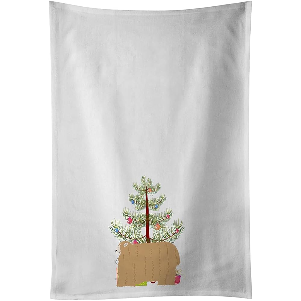 Caroline's Treasures Lincoln Longwool Lot de 2 torchons de Cuisine Motif Mouton Blanc : Cuisine et Maison
