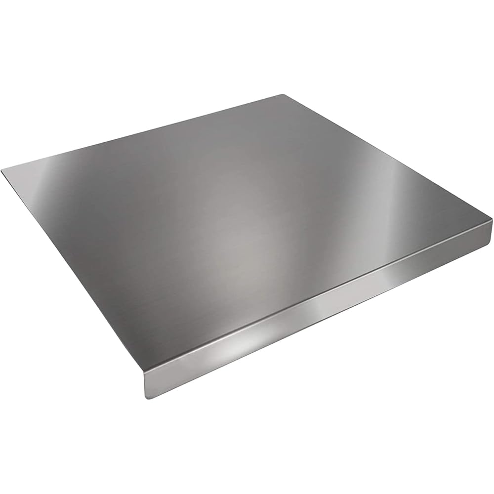 ZeroInox Planche à découper en Acier Inoxydable différentes mesures pour protéger Le Plan de la Cuisine longueur 70cm Profondeur 50 cm : Cuisine et Maison