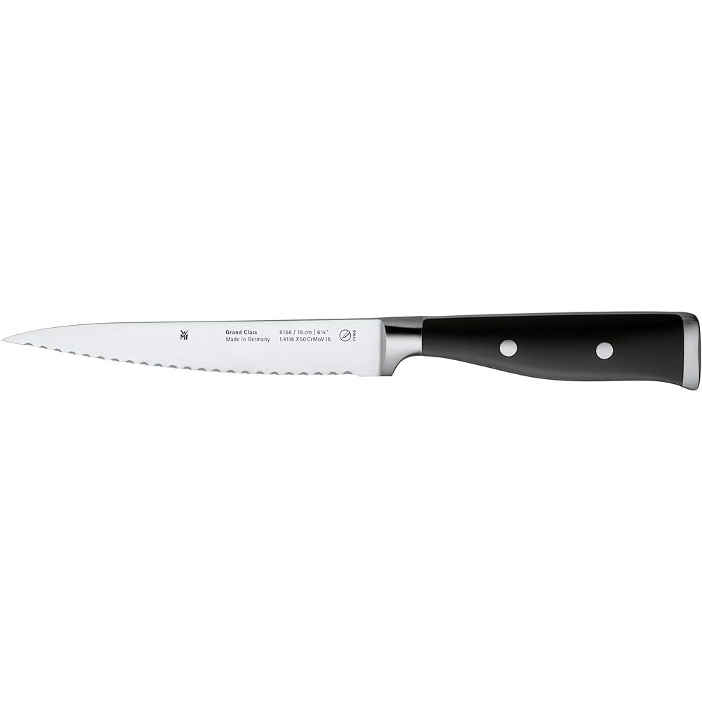 WMF Grand Class Couteau de Cuisine Noir 16 cm : Cuisine et Maison