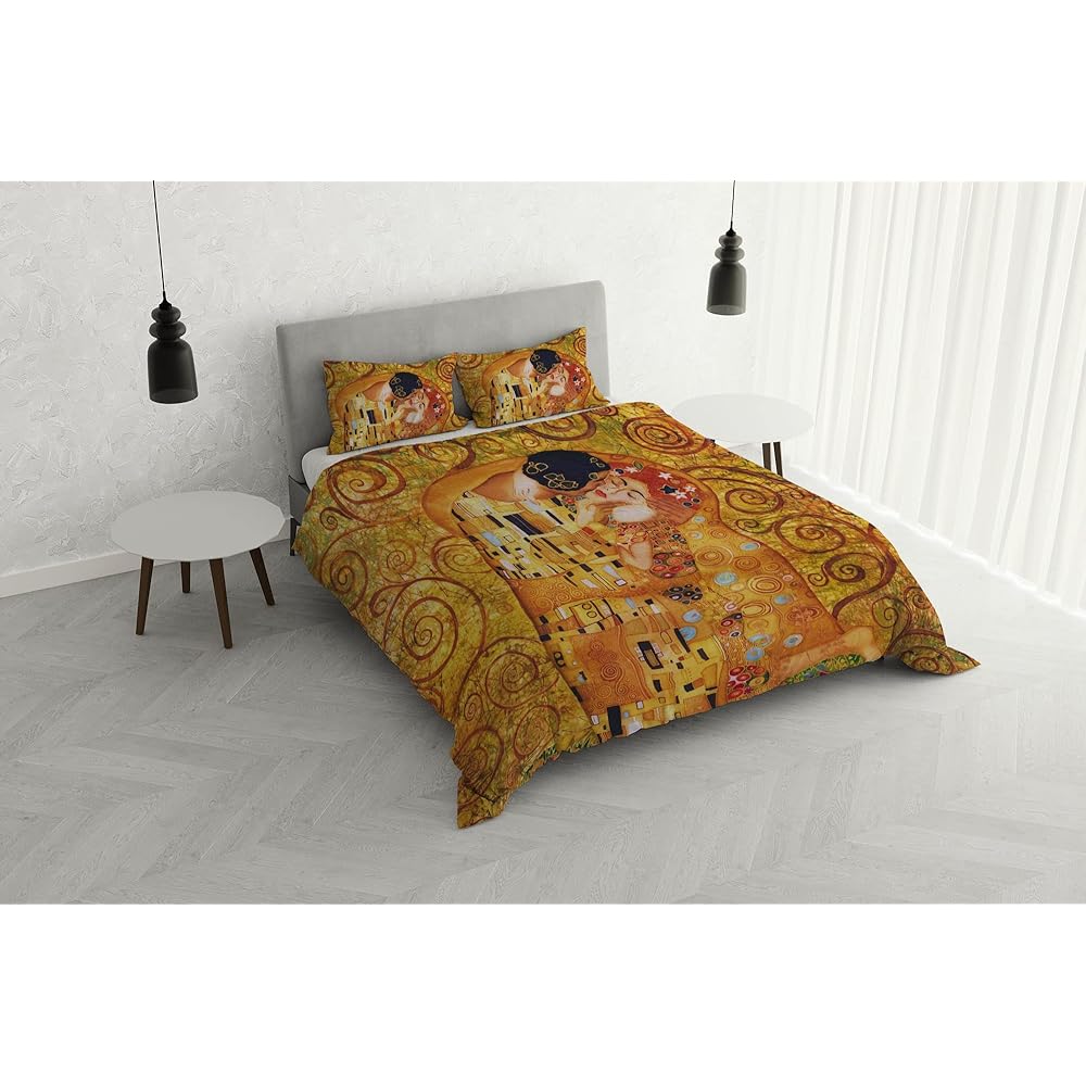 Parure de lit 2 personnes 250x200x1 cm Multicolore (Sd04) : Cuisine et Maison