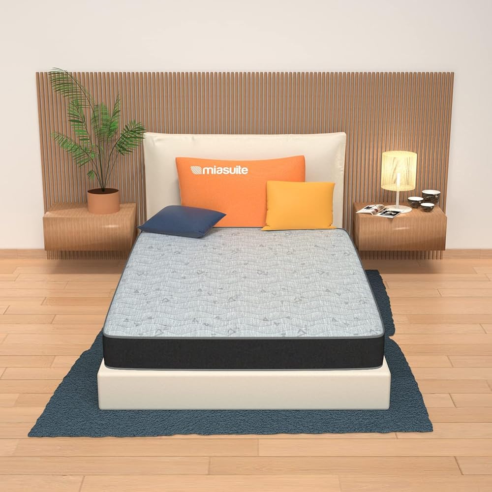 Miasuite Matelas à la française, 140x190 cm de Longueur x 13 cm, en Mousse waterfoam pour canapé, lit orthopédique, modèle Summit : Cuisine et Maison