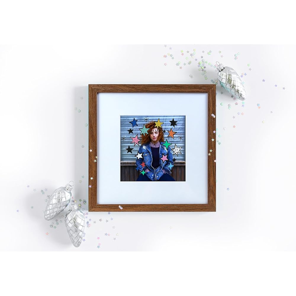 walther design Walther Cadre photo design chêne clair 30 x 30 cm : Cuisine et Maison