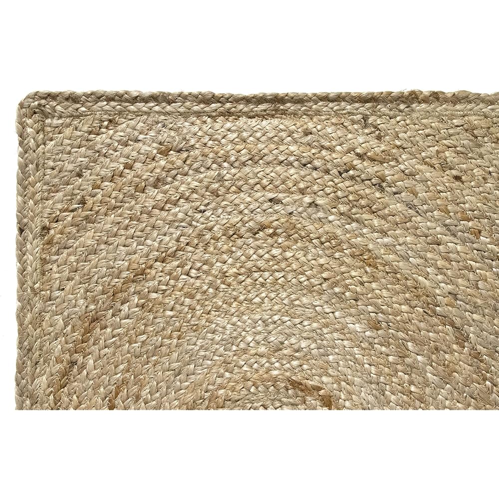 HAMID - Tapis de Jute Baena, 100% Fibre de Jute Naturelle, Moquette Douce et Résistance, Tissé à la Main - Salon, Chambre, (230x160cm) : Cuisine et Maison