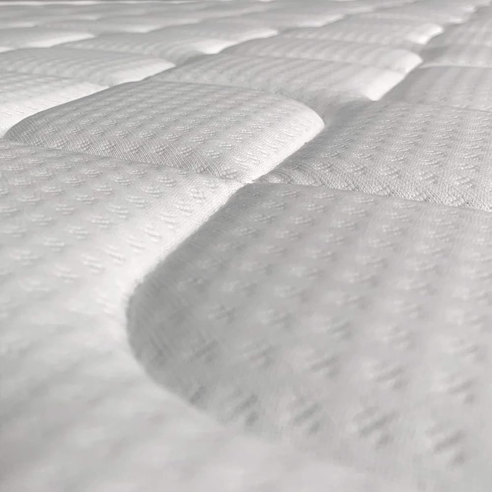 Dreaming Online Matelas réversible Visco Fresh Multicouche (côté Hiver-été), Anti-acariens, antibactérien et hypoallergénique, Hauteur 13cm, Memory Foam, Blanc, 90 x 190 : Cuisine et Maison