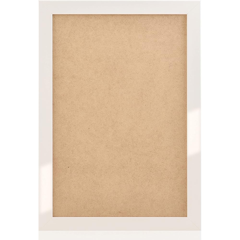 PCH[art] New Alaya Cadre photo, couleur : blanc brillant, dimensions : 84 x 119 cm, format A0 cm, cadre intemporel et simple, pour posters, photos et portraits : Cuisine et Maison