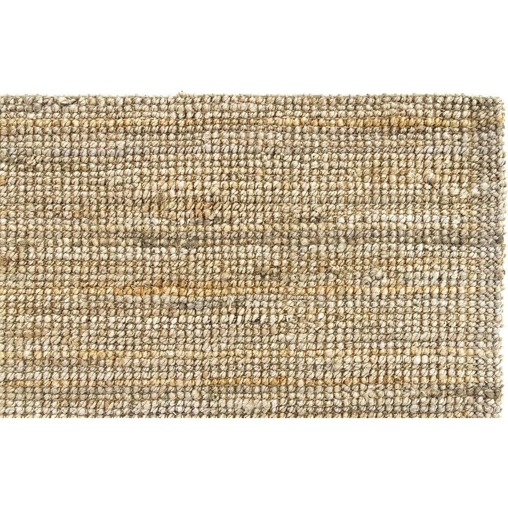 HAMID - Tapis Jute Kerala, Tapis 100% Fibre de Jute, Tissé à la Main, Tapis pour Salon, Salle à Manger, Chambre, Couloir, Couleur Naturelle (80x150cm) : Cuisine et Maison
