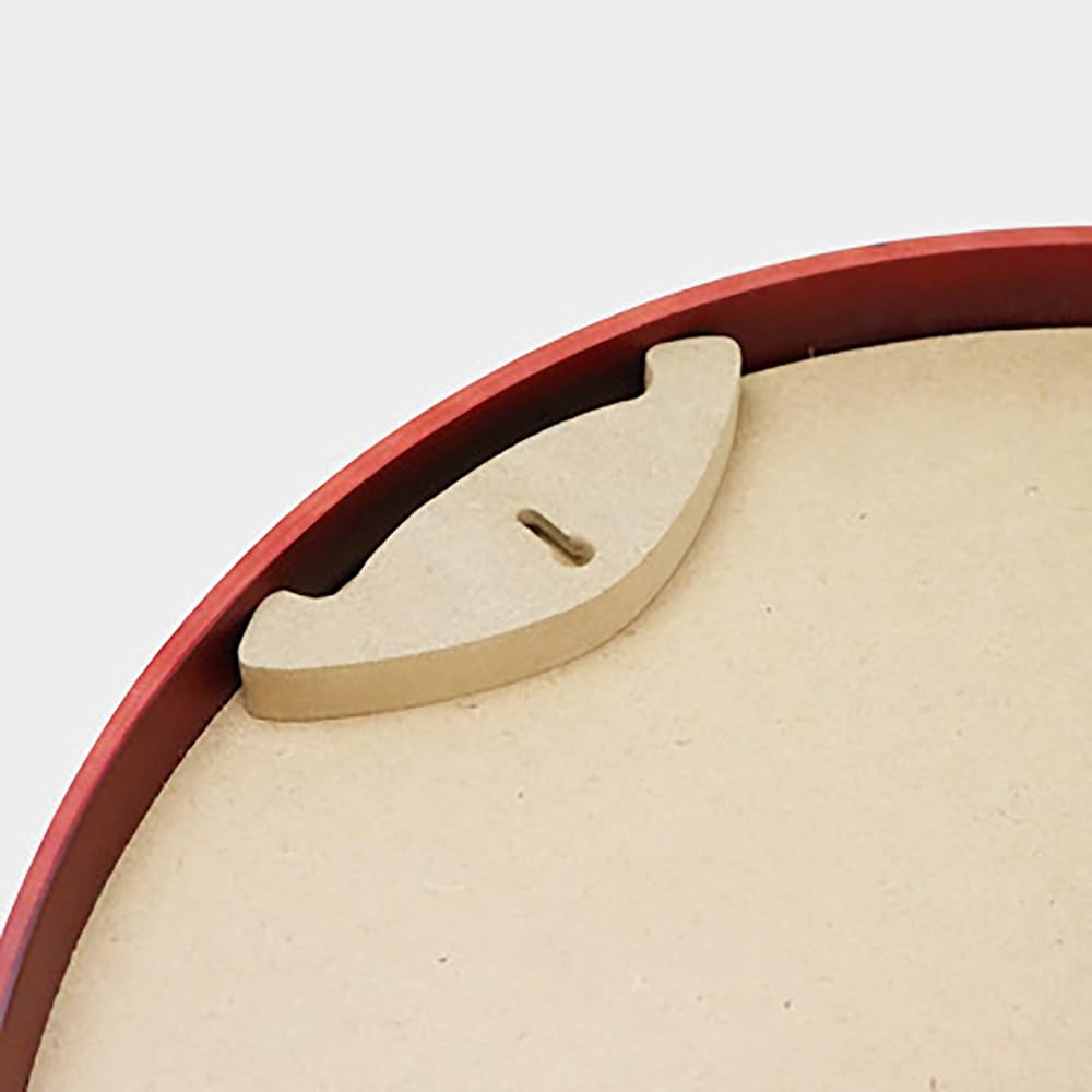 DMCE Rond Bois Massif Élégance Cadre Photo,Décor Fenêtre Perspex Chic Cadres Photo,pour Mur Mountable-C Diamètre 40cm : Cuisine et Maison