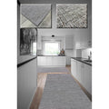 Tadi &amp; Imperio1979 Tapis en Vinyle tressé 60 x 400 cm - Tapis en Vinyle - Tapis extérieur - Tapis de Cuisine - Tapis Vinyle Cuisine - Tapis Salon - Tapis d'entrée : Cuisine et Maison