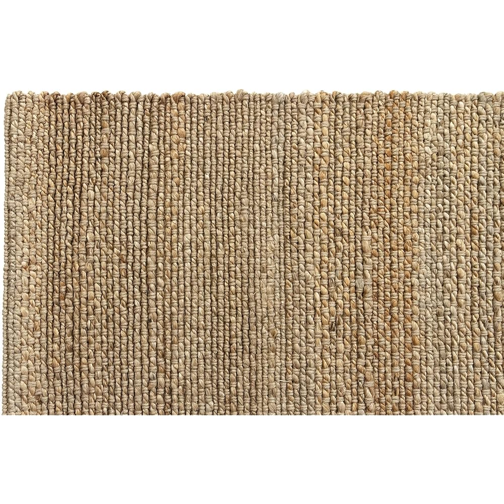 HAMID - Tapis de Jute Giralda 100% Fibre de Jute Naturelle - Moquette Douce et Haute Résistance - Tissé à la Main - Salon, Salle à Manger, Chambre, Tapis de Salle - Naturelle (290x200cm) : Cuisine et Maison