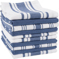 KAF Home Lot de 10 torchons de cuisine certifiés GRS Terra : Cuisine et Maison