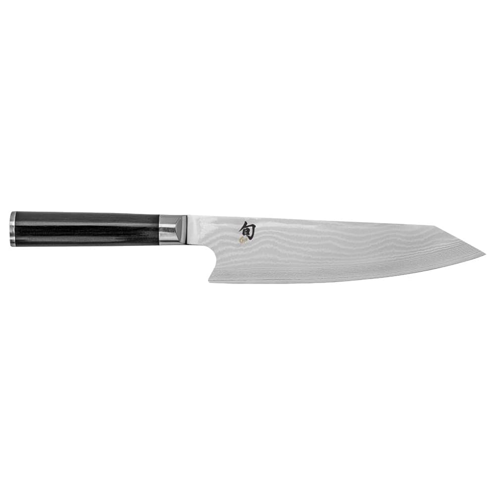 KAI Shun Classic Kiritsuke 20 cm - couteau damassé 32 couches noyau VG MAX - 61 (±1) HRC - manche en bois de pakka - Fabriqué au Japon - couteau de chef japonais, couteau de cuisine forgé : Cuisine et Maison