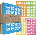Nordhus Design Lot de 10 torchons suédois, fabriqués en Suède, réutilisables, lavables en coton cellulose, pour remplacer les serviettes en papier, les lingettes, les éponges, les chiffons à vaisselle : Cuisine et Maison
