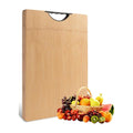 Planche À Découper Nanzhu Double Face, Planche À Découper En Bois Avec Manche, Planche À Découper En Bois Pour La Cuisine, Planche À Découper En Bambou Avec Grand Panneau(50x35x1.8cm) : Cuisine et Maison