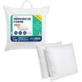 Bleu Câlin Lot de 2 Oreillers Carrés Mémoire de Forme, Barrettes mousse à mémoire de forme et fibre polyester, 60 x 60 cm, Blanc : Bébé et Puériculture