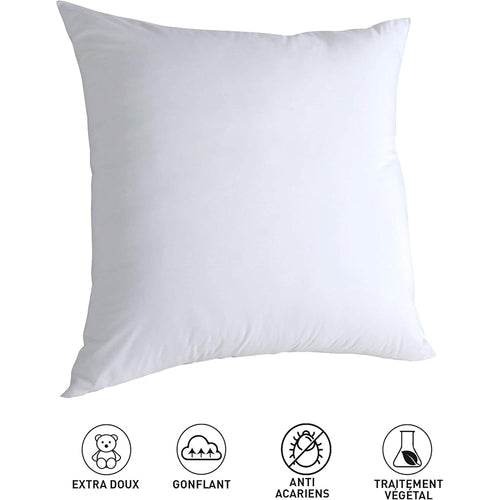 Blanrêve - Oreiller Ferme anti acariens - garnissage synthétique renforcé 600G - Fabriqué en France - 45x70 cm : Cuisine et Maison