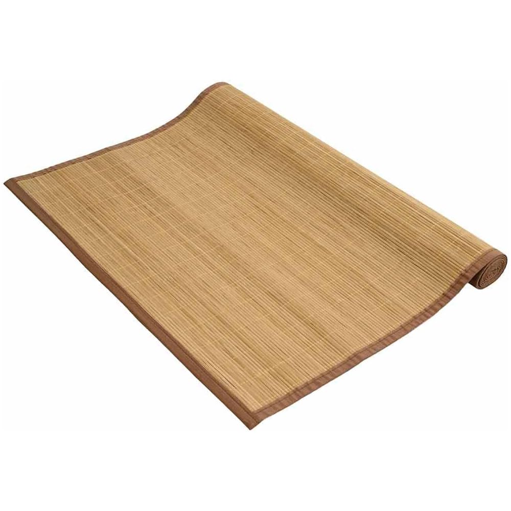 vidaXL Tapis en Bambou 160x230 cm Marron Carpette en Bambou Décor de Salon : Cuisine et Maison