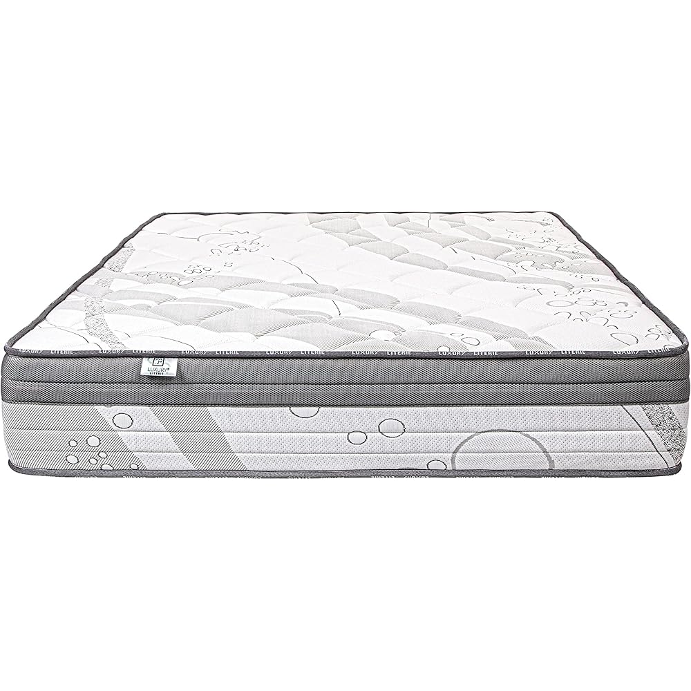 Luxury Literie Matelas 140 x 190 cm | Mousse A Mémoire De Forme | ViscoPlus | Adaptabilité Optimale | Système Mousse HR | 10 Zones De Confort | 26 cm (+/- 2cm) | Toutes Les Dimensions : Cuisine et Maison
