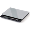 MAUL pese lettre MAULsquare 18,5x15cm | Balance stable jusqu'à 5000g | Balance de cuisine avec surface en verre | Mise à zéro automatique et arrêt automatique | Piles incluses | Argenté : Cuisine et Maison