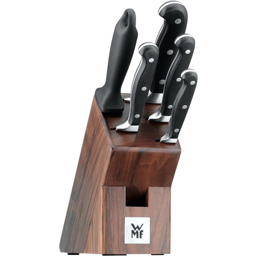 WMF Bloc à Couteaux, 6 pièces, Acier : Cuisine et Maison