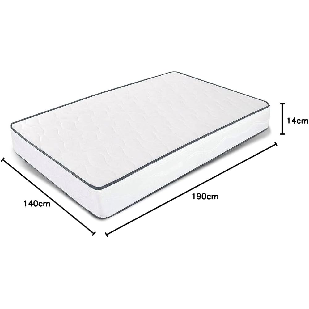 miasuite i sogni italiani Matelas 140x190 Épaisseur 14 cm - Waterfoam, pliable, Dispositif médical | Primavera, Blanc : Cuisine et Maison