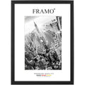 FRAMO Cadre photo en bois 69 x 109 cm sur mesure - Pin Noir | Taille sélectionnable | verre acrylique antireflet | Cadre pour Puzzle | Photos | affiche : Cuisine et Maison
