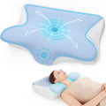 Restnature Coussin orthopédique de soutien de la nuque | Coussin en mousse à mémoire de forme réglable en hauteur pour les personnes dormant sur le côté, le dos et le ventre | Coussin anti-ronflements : Cuisine et Maison