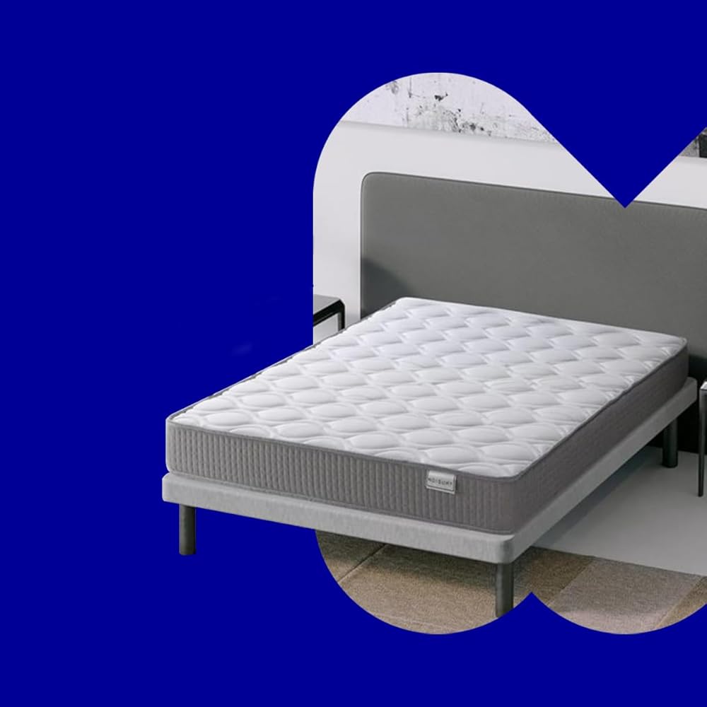 Moisury Matelas mémoire de Forme Hybrid - Fermeté Moyenne - Hauteur: 20 cm - 5 Couches de Mousse Premium - 140 x 190 cm - Traitement Aloe Vera : Cuisine et Maison