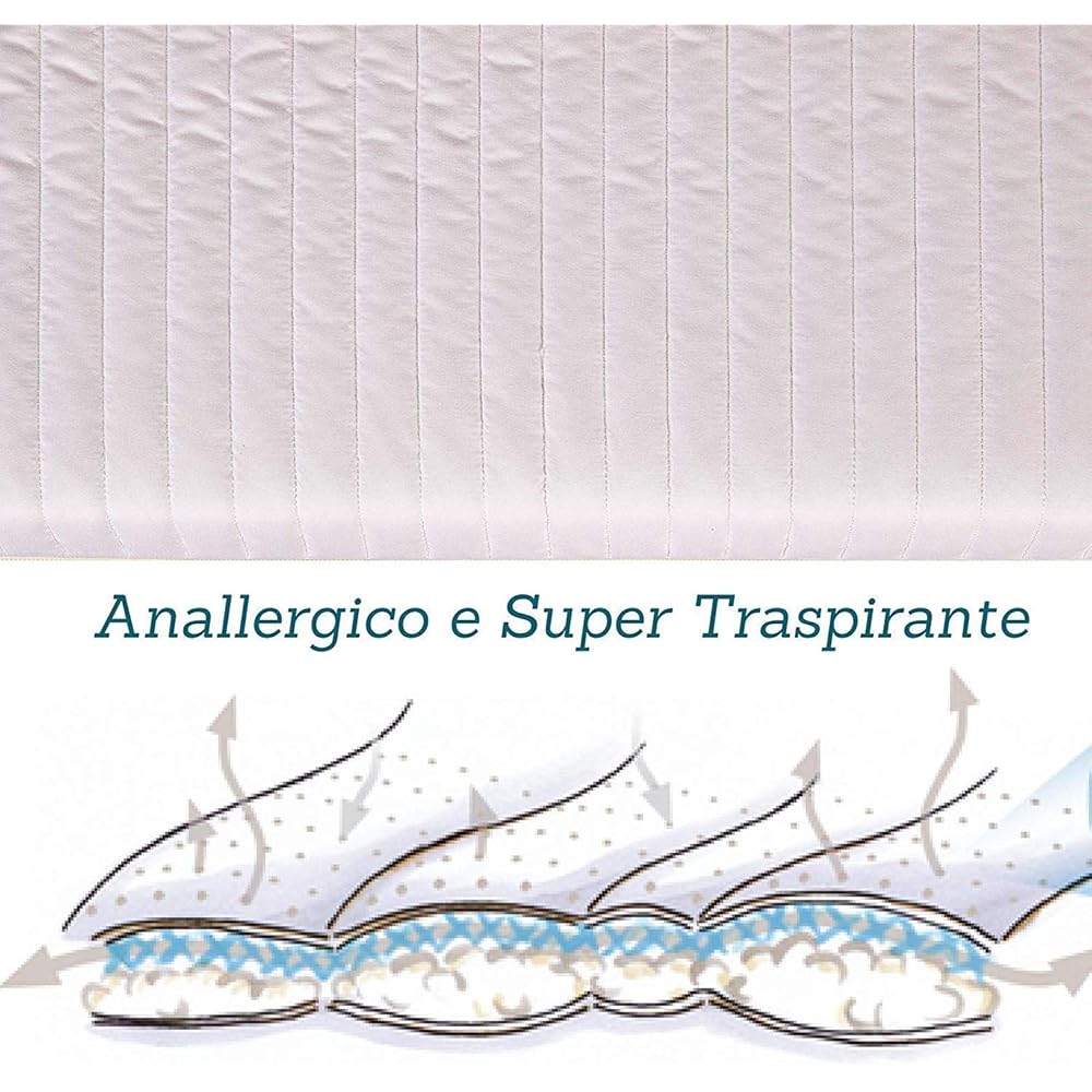 EVERGREENWEB Matelas pour canapé 140x190 cm lit pour Banquette B.Z. 10 cm de Hauteur, revêtement Blanc hypoallergénique, Matelas d'appoint Pliant en Mousse, Bed Sofa : Cuisine et Maison