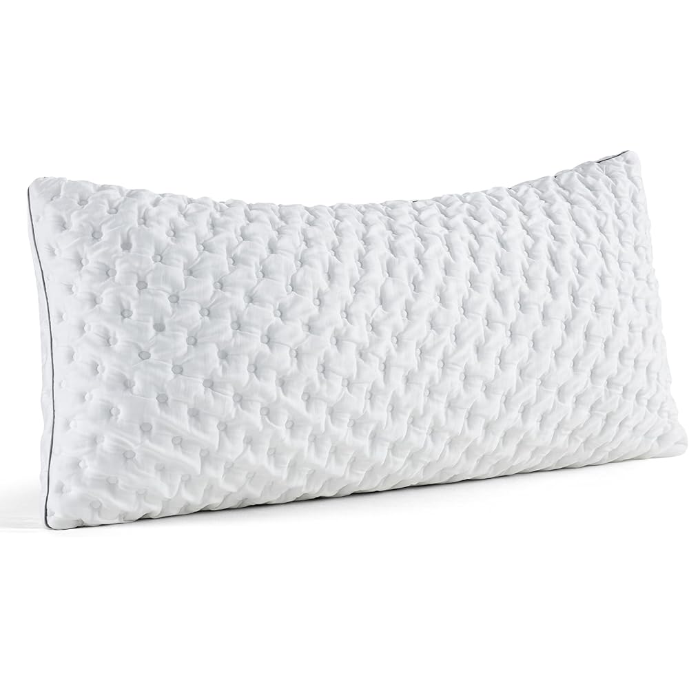 BedStory Oreiller en mousse à mémoire de forme, hauteur réglable, 40 x 80 cm, coussin en mousse à mémoire de forme, certifié Öko-Tex pour dormir sur le dos et sur le côté, housse lavable : Cuisine et Maison