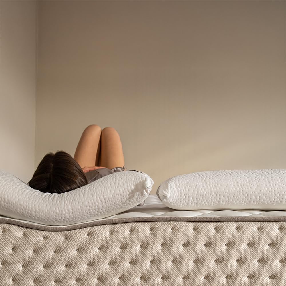 Cecotec Matelas à Mémoire de Forme et à Ressorts Ensachés Flow 6790 Hybrid 140x190 Multicouche, Hauteur 26 cm, Fermeté Élevée, Indépendance des Couches, Respirabilité, Double Face pour Hiver et Été. : Cuisine et Maison