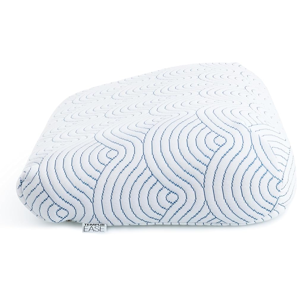 TEMPUR Ease Oreiller en Mousse à mémoire de Forme, Coussin Cervical Ergonomique pour Toutes Les Positions de Sommeil, Sensation de Couchage Ferme, 50 x 31 x 10/5 cm, Blanc : Cuisine et Maison