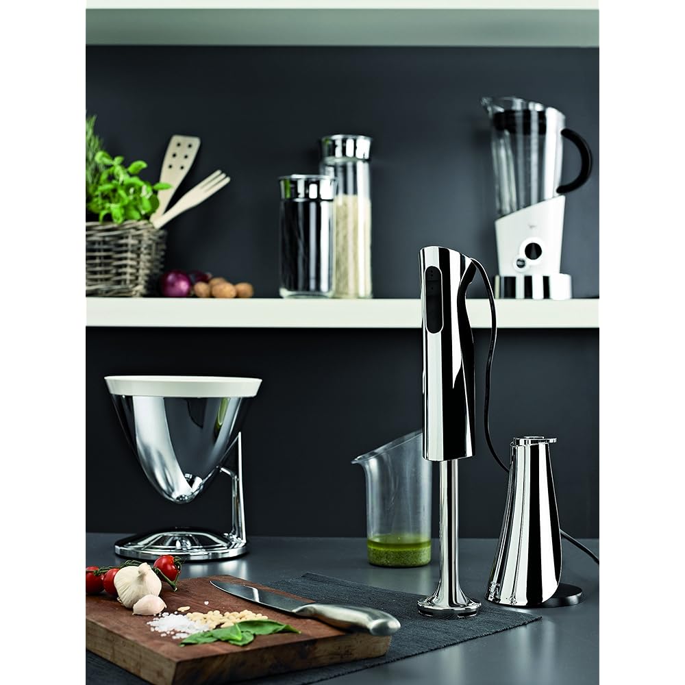 BUGATTI, Uma, Balance de Cuisine Numérique avec Minuteur, Affichage Électronique, Bol de pesée Amovible, Capacité Maximale 3 kg, Design Élégant, Couleur Chrome : Cuisine et Maison