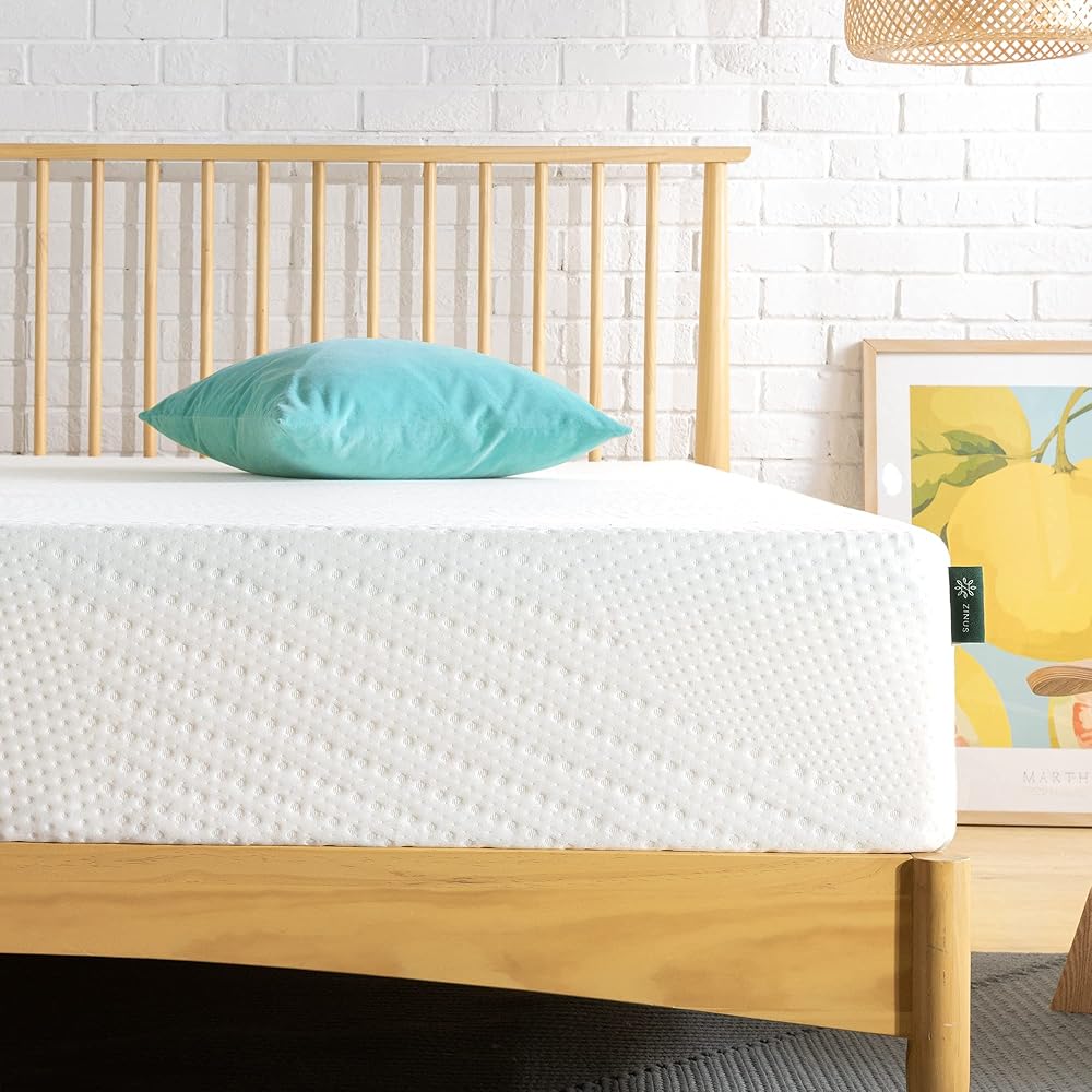 Zinus Matelas 90x190 cm - Hauteur du matelas 20cm - Matelas en mousse de thé vert : Cuisine et Maison