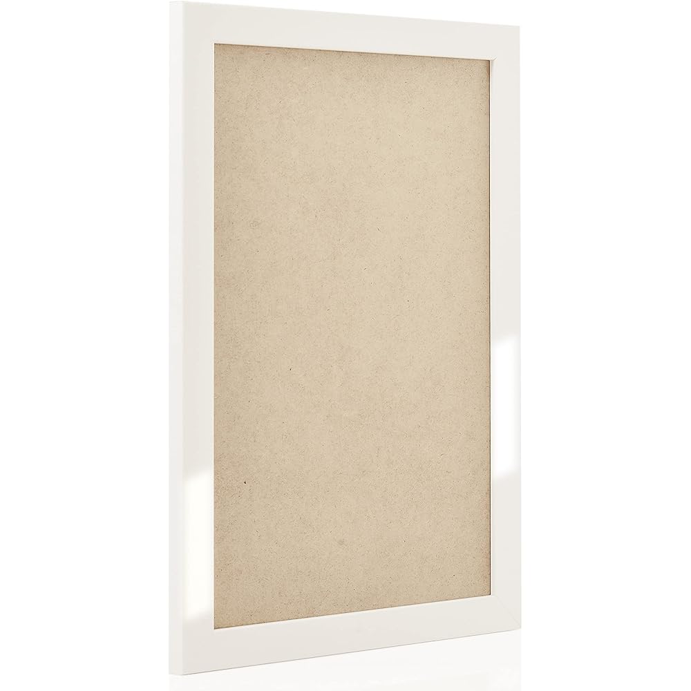 PCH[art] New Alaya Cadre photo, couleur : blanc brillant, dimensions : 84 x 119 cm, format A0 cm, cadre intemporel et simple, pour posters, photos et portraits : Cuisine et Maison