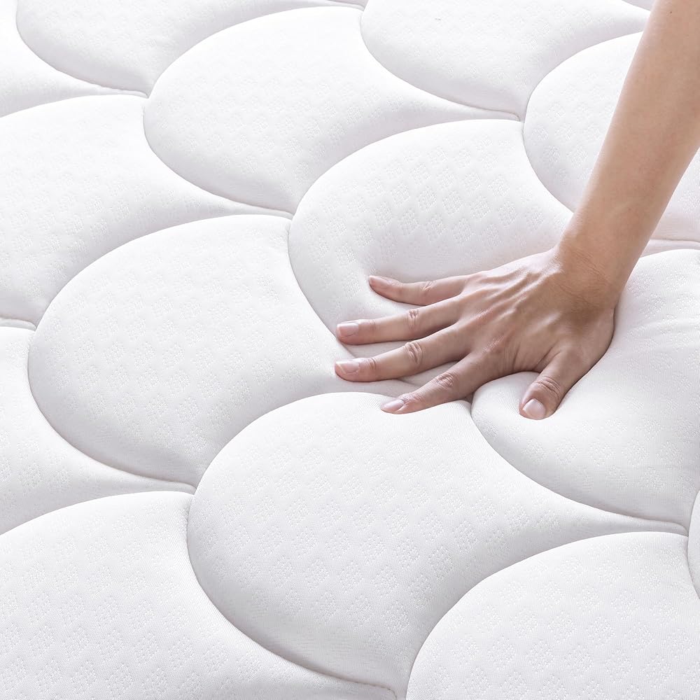 Zinus - Matelas 140x190 - Hauteur 15 cm - Matelas Hybride en Mousse à Mémoire de Forme - Durable et Respirant - Durable et doux pour la peau | Matelas pour lit adulte et enfant - Couchage Indépendant : Cuisine et Maison
