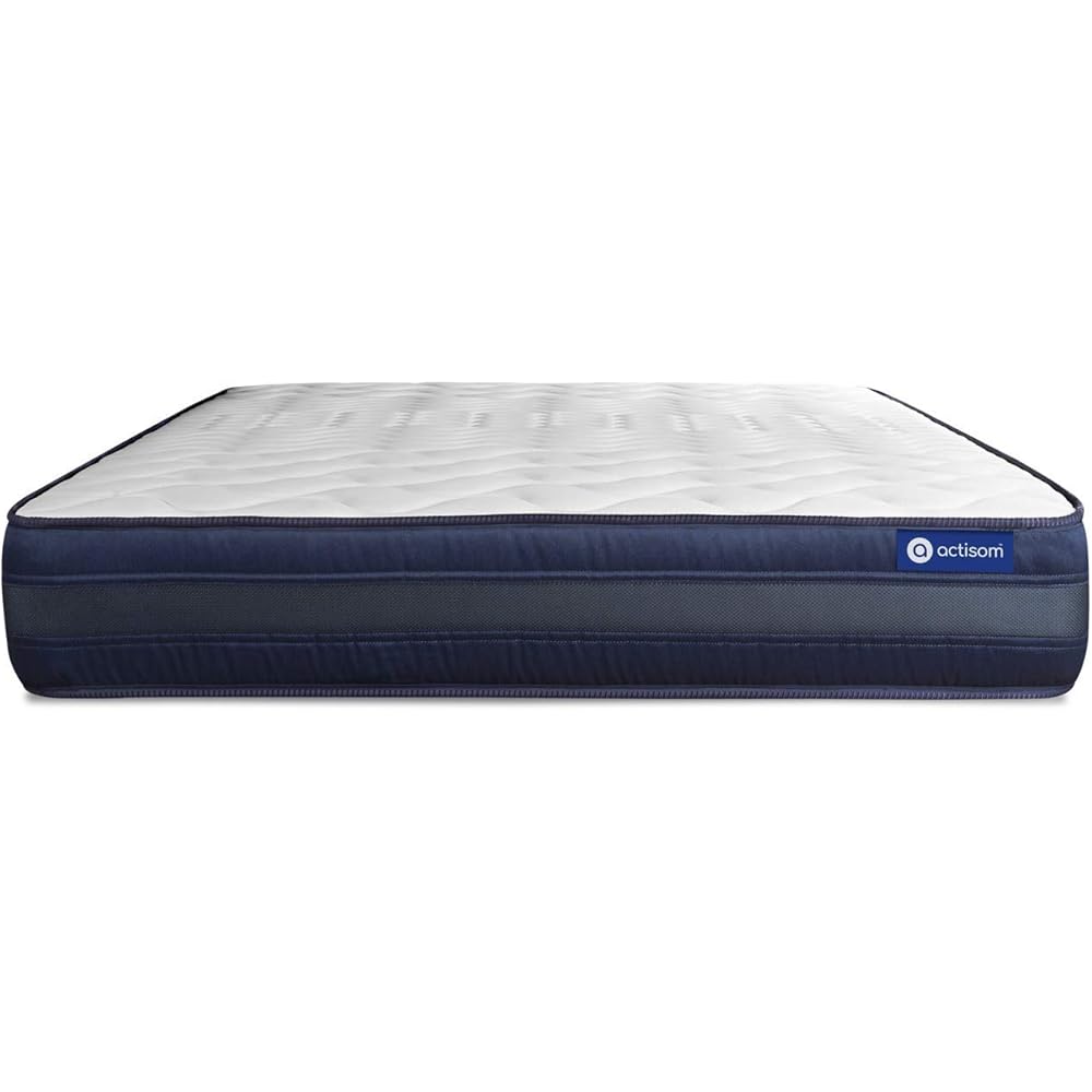 Actisom - Matelas 140 x 190 cm 24 cm - Maintien Ergonomique 5 Zones de Confort - Latex et Mémoire de Forme - Système Actifresh Ultra Aéré - Confort Très Ferme - Grande Durabilité : Cuisine et Maison