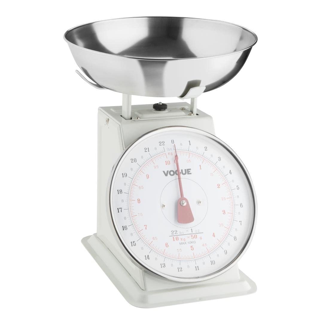 Vogue Échelle de cuisine Bol Top 10kg/22lbs - Grad. 50g/1oz : Cuisine et Maison